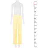 Rinascimento Hlače CFC0122549003 Rumena | Shoptok.si