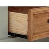 Støraa Svijetlo zelena vitrina od masivnog bora 100x120 cm Selma – | shoptok.hr