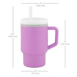 Infantino silikonska čaša 6m+,266ml, lila | Eponuda.com