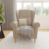 Ropez Svetlo rjav fotelj z naslonom Swan – | Shoptok.si