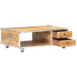  Klubska mizica 89x59x33 cm trden robusten mangov les | Shoptok.si