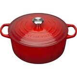 Le Creuset Okrogli lonec Signature premer 26 cm - Češnjevo rdeča | Shoptok.si