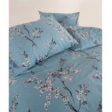 Mila Home Luxury Plava posteljina za krevet za jednu osobu od renforce pamuka 140x200 cm Blue Floral – | shoptok.hr