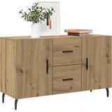  Komoda smeđa boja hrasta 100 x 36 x 60 cm od konstruiranog drva | shoptok.hr