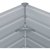  Povišena vrtna gredica 160 x 80 x 45 cm pocinčani čelik smeđa | shoptok.hr