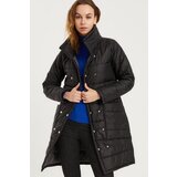 PLAIN BLACK Z6647 DEWBERRY WOMAN COAT Cijene
