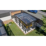 TRIGANO Nadstrešnica za auto Libeccio 16m2 5 panela | shoptok.hr