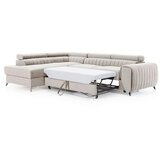 MID.YOU KOTNA SEDEŽNA GARNITURA, pliš bež | Shoptok.si