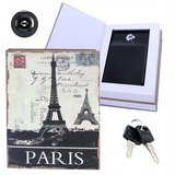  Kazetni metalni knjižni sef s ključem EIFFEL TOWER | shoptok.hr