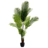 Atmosphera UMJETNO CVIJEĆE U TEGLI PALMA 170CM PE/CEMENT CRNA | shoptok.hr