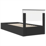 Okvir za krevet Crna 90 x 190 cm Konstruirano drvo - Crna 90 x 190 cm | shoptok.hr