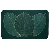 Tamno zelena kupaonska prostirka 45x75 cm Jade –