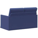  Kauč za dvoje Policijska plava 130 x 81 x 82 cm Baršun - Policijska plava 120 cm | shoptok.hr