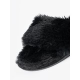 SEASTAR Black flip-flops with soft fur | ePonuda.com