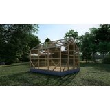  Drveni plastenik CASA M 2.6m x 3m, polykarbonat 4mm | shoptok.hr