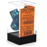 Chessex kockice - nebula - luminary - oceanic & gold (7) Cene