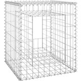 vidaXL Gabionska košara steber 50x50x60 cm železo | Shoptok.si