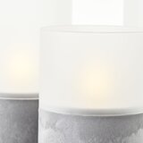 Brilliant SET 3x LED sveća BOUGIE LED/2xAA IP44 siva/bela | Eponuda.com