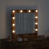  Ogledalo za Toalet Pravokutni Dimljeni hrast 60 x 55 x 18 cm | shoptok.hr