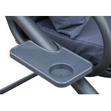  Vrtna ljuljačka sa sklopivim sjedalom i podesivom nadstrešnicom 2u1 PATTERN - siva | Shoptok.si