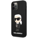  Originalen ovitek KLHCP12MSNIKBCK za iPhone 12 / 12 Pro črn silikonska zaščita - IML NFT Karls Full Body Cene