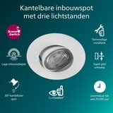 Philips komplet 3x prigušiva led ugradna svetiljka cilantro LED/5W/230V 2700K bela | Eponuda.com