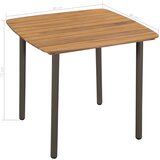  Vrtni stol 80 x 80 x 72 cm od masivnog bagremovog drva i čelika | Eponuda.ba