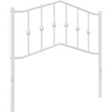 Maison Chic kovinsko posteljno vzglavje - vzglavna omarica - nočna omarica belo 90 cm, (21704799) Cene