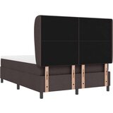 Box Spring krevet s madracem - Tamnosmeđi 160x200 cm tkanina | shoptok.hr