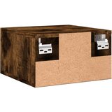  Zidni noćni ormarić boja dimljenog hrasta 35x35x20 cm | shoptok.hr