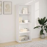 vidaXL Knjižna omara bela 60x30x152 cm inženirski les | Shoptok.si