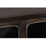 Dutchbone črna kovinska vitrina 60x100x35 cm denza – | Shoptok.si