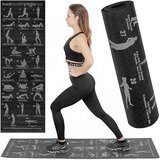 Malatec Joga podloga z načrtom vadbe 173cm – fitnes blazina, (20475899) Cene