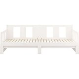  Izvlečna dnevna postelja bela trdna borovina 2x(90x200) cm, (20787884) | Shoptok.si