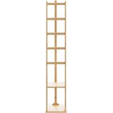  Vješalica za kapute s kukama i policama 38,5x30x156 cm bambus | Eponuda.ba