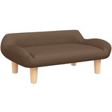 vidaXL Dječja fotelja smeđa 70 x 40 x 24 cm od tkanine | shoptok.hr