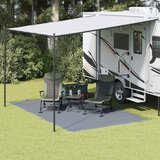  Teppi za šator Plava i siva 400 x 250 cm Polietilen | shoptok.hr