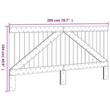 Uzglavlje 200x104 cm od masivne borovine | shoptok.hr