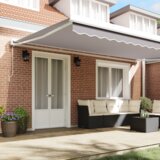vidaXL Automatska povlačna tenda svjetlosiva 500x300 cm, zamjenska tkanina za tenda 5x3 m okvira svjetlosiva | shoptok.hr