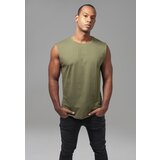 Urban Classics Olive sleeveless T-shirt with open brim | shoptok.hr