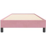 Box spring krevet bez madracem ružičasti 90x220 cm baršunasti | shoptok.hr