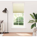  Plisirana zavjesa krem boje 95x200 cm Širina tkanine 94,4 cm Poliester | shoptok.hr