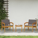 Bistro set s jastukom 3 pcs Smeđa Poliester | Eponuda.ba