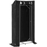 vidaXL stojalo za drva z dežnim pokrovom 100x40x200 cm pocinkano jeklo | Shoptok.si