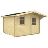 Male kuće Drvena vrtna kuća LUGO 350 × 320 cm – bez završnog krovnog pokrova | shoptok.hr