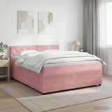  Boxspring krevet s madracem Ružičasta 140 x 200 cm Bar&amp;scaron;un Slike