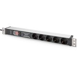 Digitus Socket strip with aluminum profile and switch, surge protection, integrated line filter, 5-way safety sockets, 2 m cable safety plug Cijene