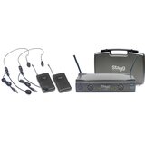 Stagg SUW 50 HH FH EU UHF true diversity wireless headset system with 2 channels Black | shoptok.hr