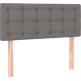  box spring s madracem LED tamnosivi 120 x 200 cm tkanina | shoptok.hr