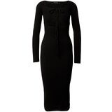 Trendyol Pletena obleka črna | Shoptok.si